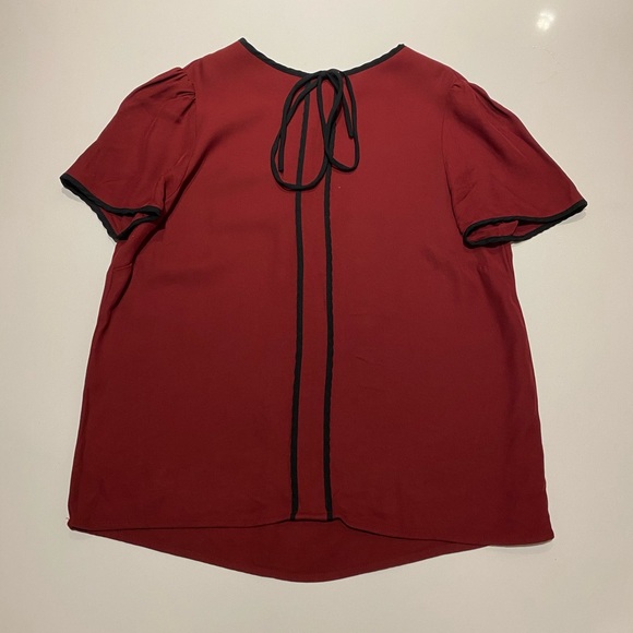 Zara red wine top - Picture 1 of 3